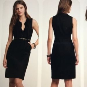 J. Crew Super 120s Tuxedo Wool Dress